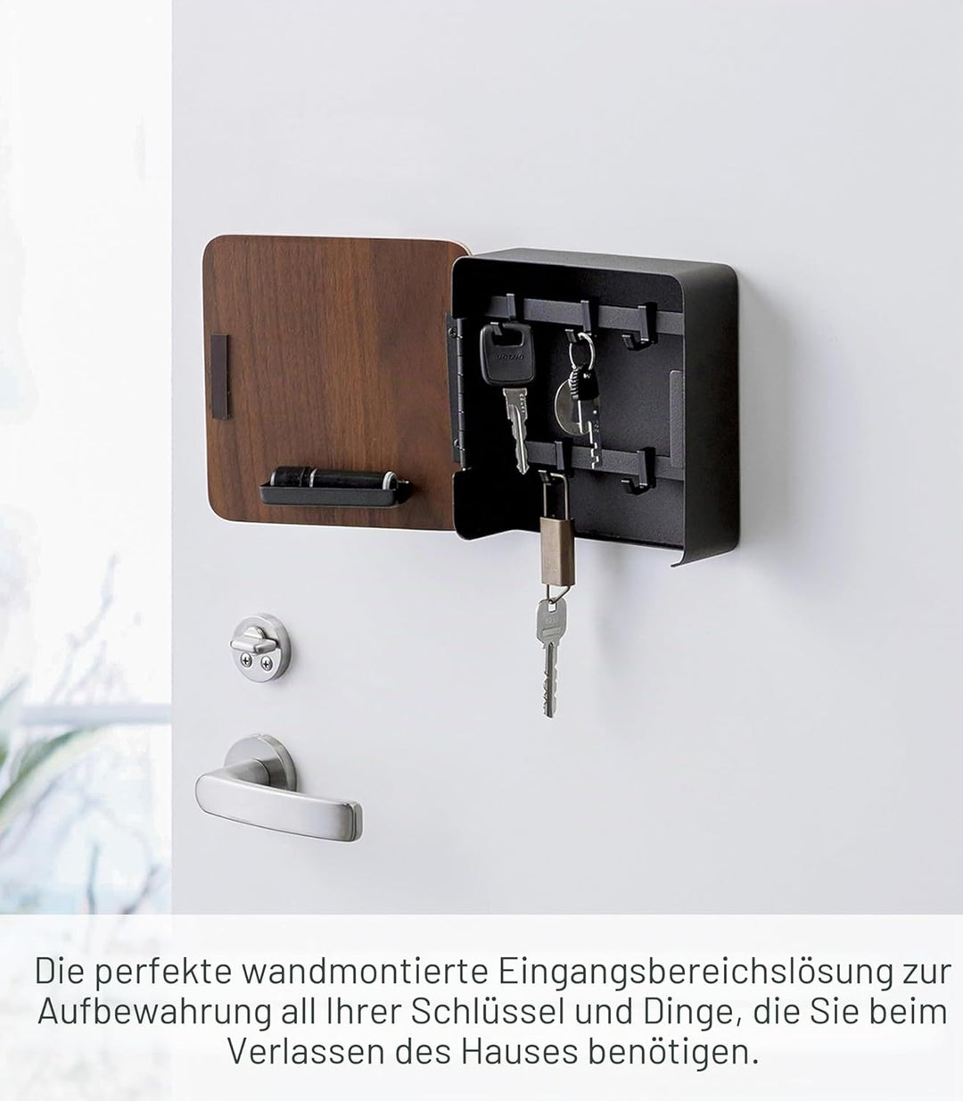 Magnetic key box - Rin - brown Schwarz, Schwarz