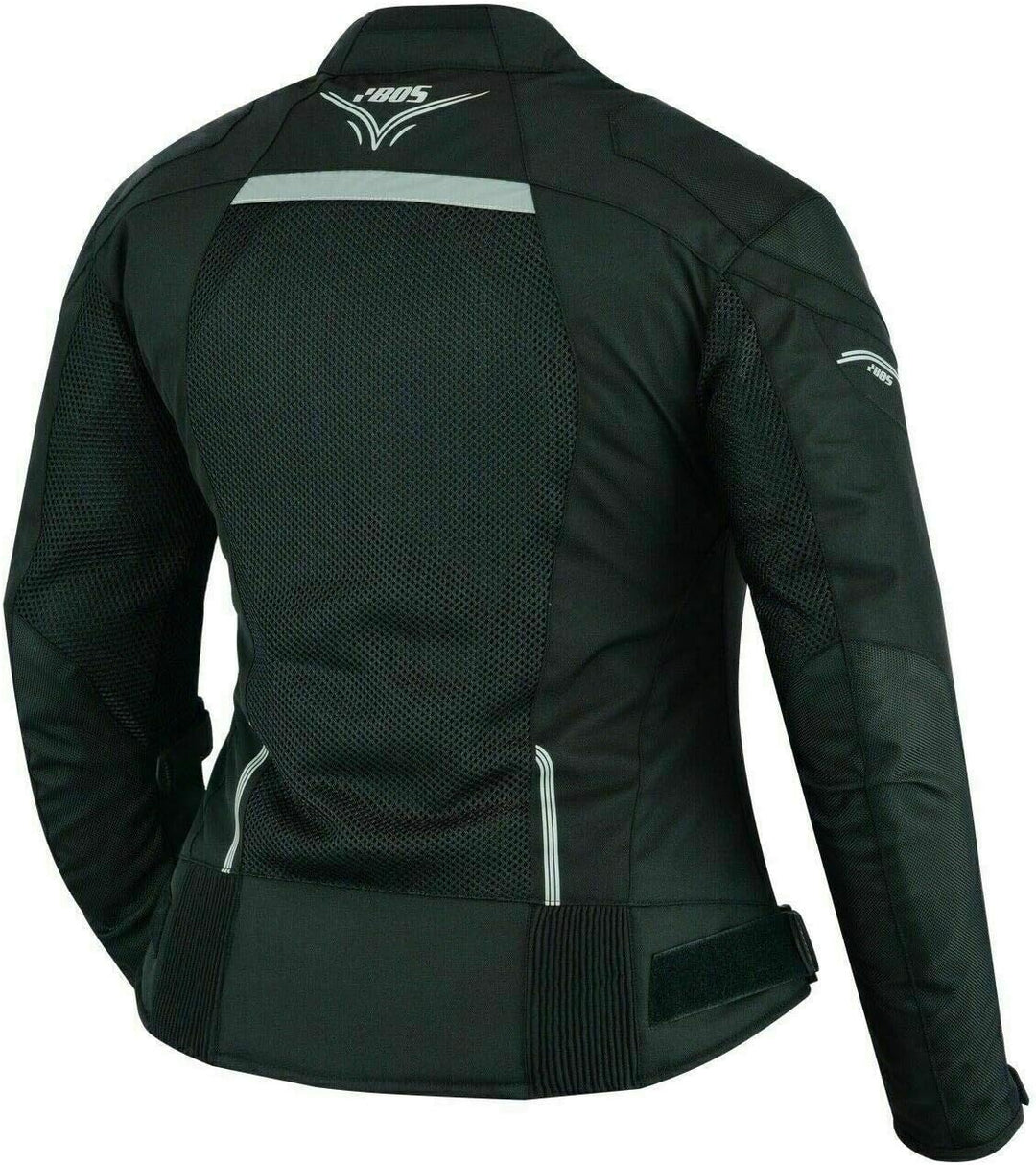 BOSmoto Motorradjacke Herren | Leichte, e Sommer Mesh Motorcycle Stadt Textiljacke Männer mit CE Sch