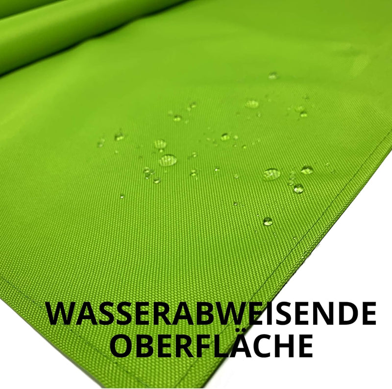 JEMIDI 1x Gartenstuhl Auflage Polster - 100% Polyester Hochlehner Stuhlauflage mit Bändern - wassera