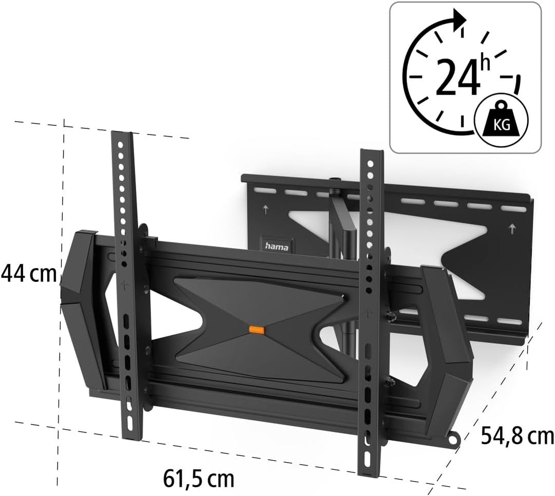Hama TV Wandhalterung schwenkbar, neigbar, mit Diebstahlschutz (TV Wandhalterung 32-65 Zoll, VESA 30