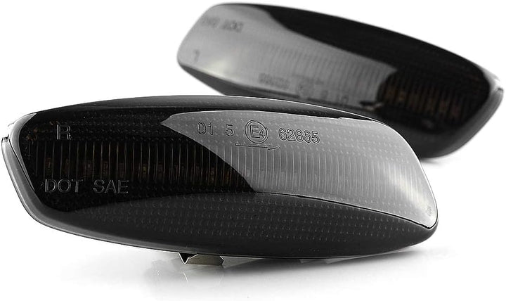 2 X LED Blinker Seitenblinker Blinkleuchte Spiegelblinker DYNAMISCH ohne Fehlermeldung mit E4-Prüfze