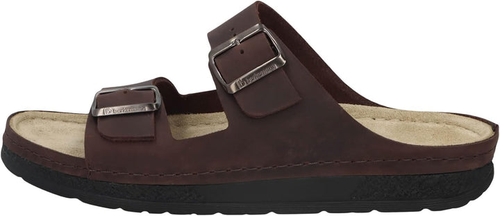 Berkemann Herren Adam Hausschuh 42 EU Mokka, 42 EU Mokka