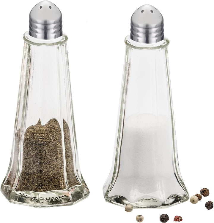 Westmark Universalstreuer-Set, 2-tlg., Fassungsvermögen: je 40 ml, Glas/Rostfreier Edelstahl, New Yo