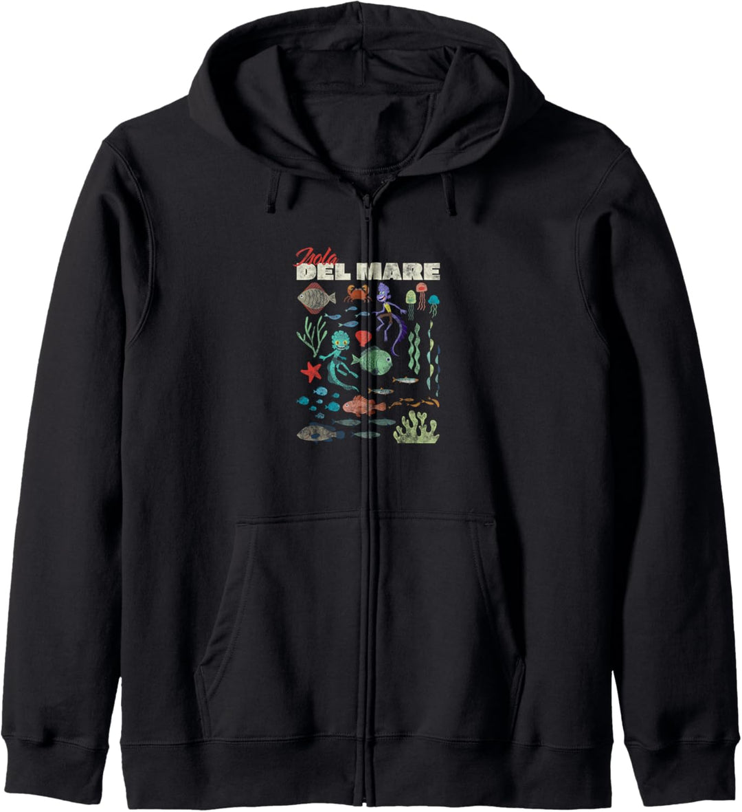 Disney Pixar Luca Isola Del Mare Sea Life Kapuzenjacke