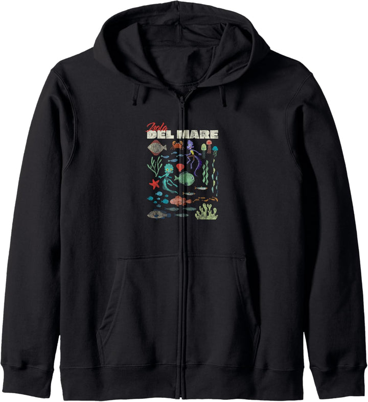 Disney Pixar Luca Isola Del Mare Sea Life Kapuzenjacke