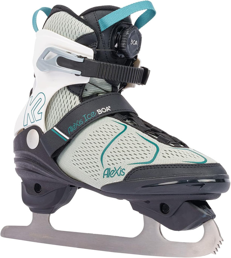 K2 Skates Damen Schlittschuhe ALEXIS ICE BOA FB , gray - blue, 25G0910 gray - blue EU: 40 (UK: 6.5 /