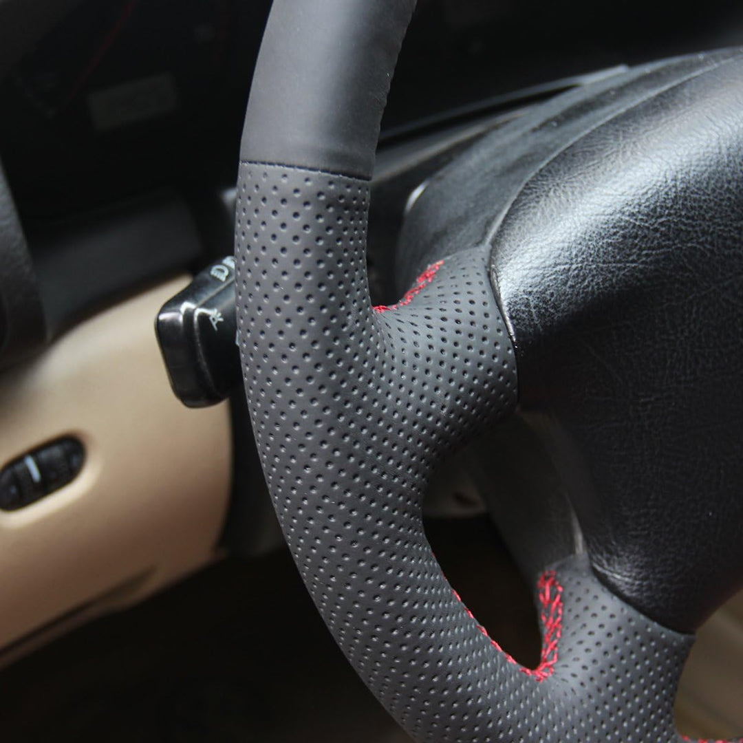 MEWANT Lenkradbezug für Passat B5 Golf 4 für Sharan für Bora T4 T5 für Seat Alhambra DIY Hand Nähen