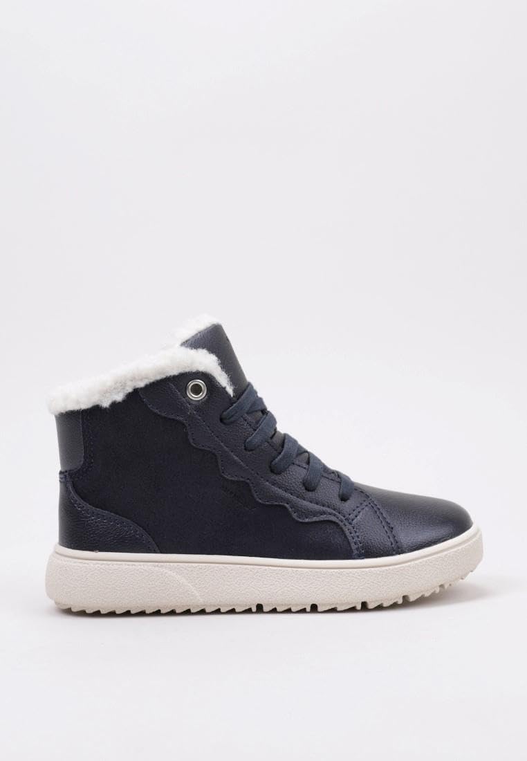 Geox Mädchen J Theleven Girl ABX Sneaker 24 EU Dk Navy, 24 EU Dk Navy