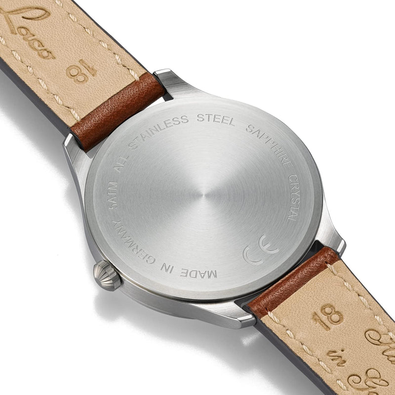 Laco Fliegeruhr Zürich.2 40 Made in Germany – 40 mm Ø hochwertige Quarzuhr – Baumuster B – Einzigart