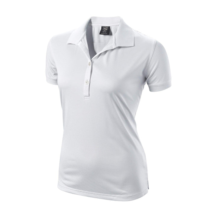 WILSON Ladies Stripe Polo GR L Grau, L Grau