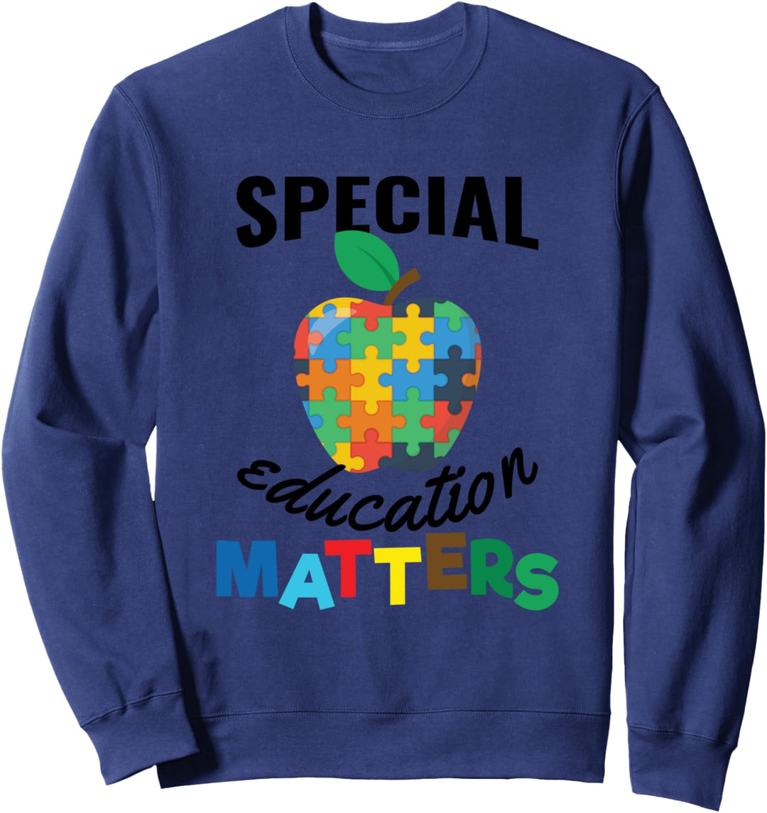 Spezielle Unterrichtung zählt! Autismus Lehrer Sweatshirt