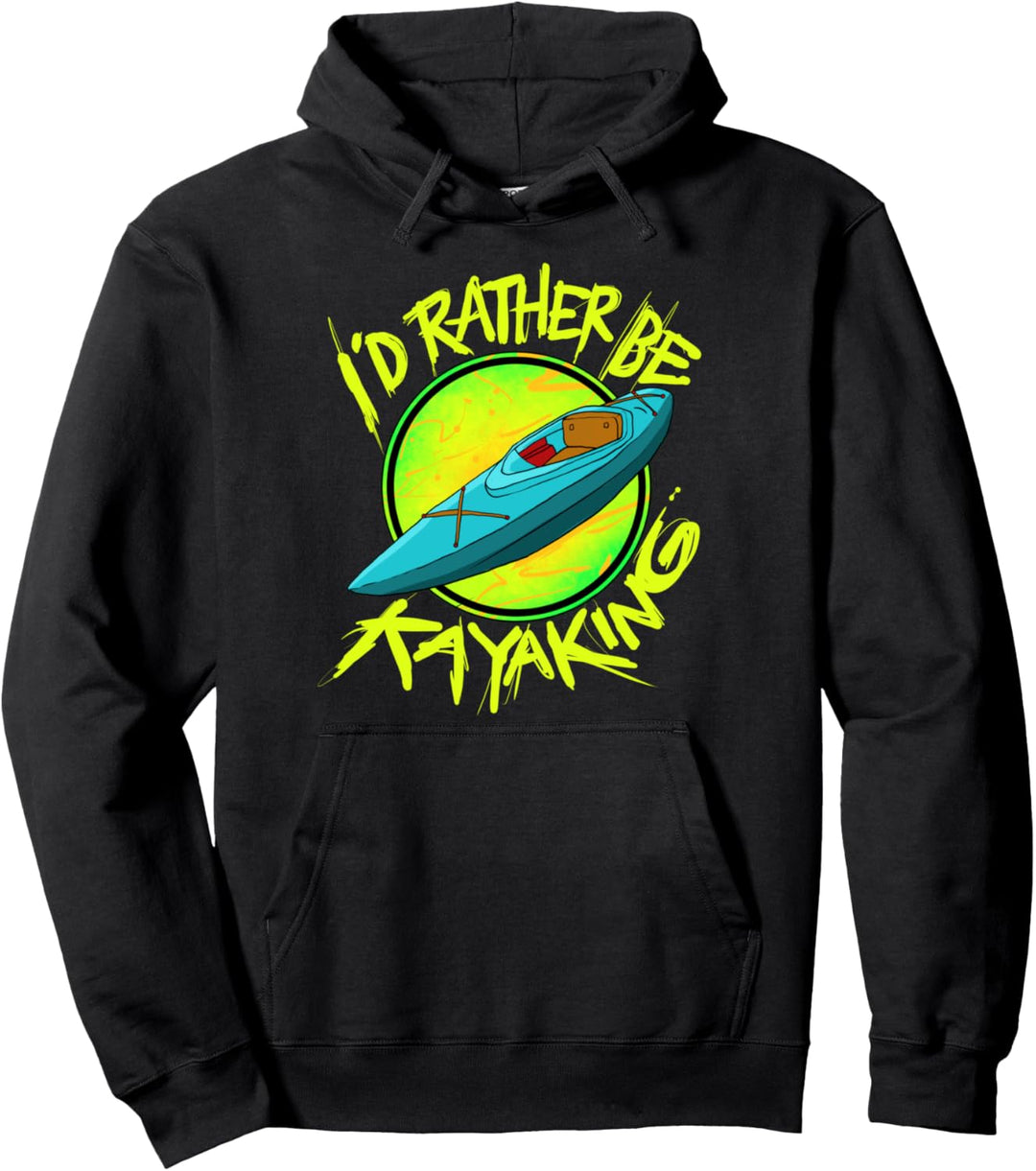 Kajakfahren Paddeln Wildwasserkajak Pullover Hoodie