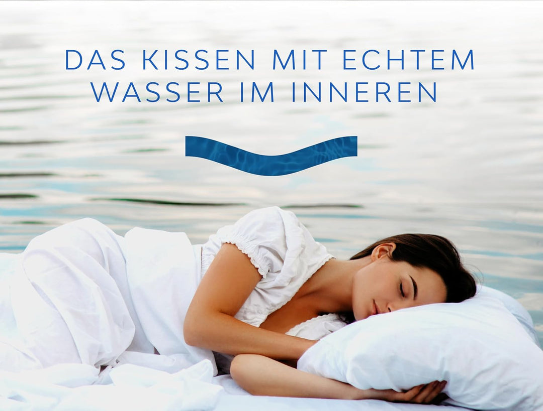 Mediflow 5205 Das Original Wasserkissen im Doppelpack 50x70cm, Weiss
