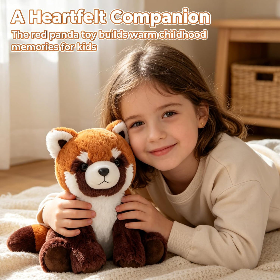 shownicer Plüschtier Panda Kuscheltier Stofftier Kawaii Panda Plüsch Kissen Spielzeug Geschenk für E