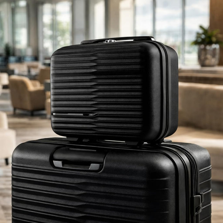 POSH Kleiner Koffer S Hartschale 27x35x17 cm - 14L Beauty Case aus Polypropylen - Ultraleichter 0,8