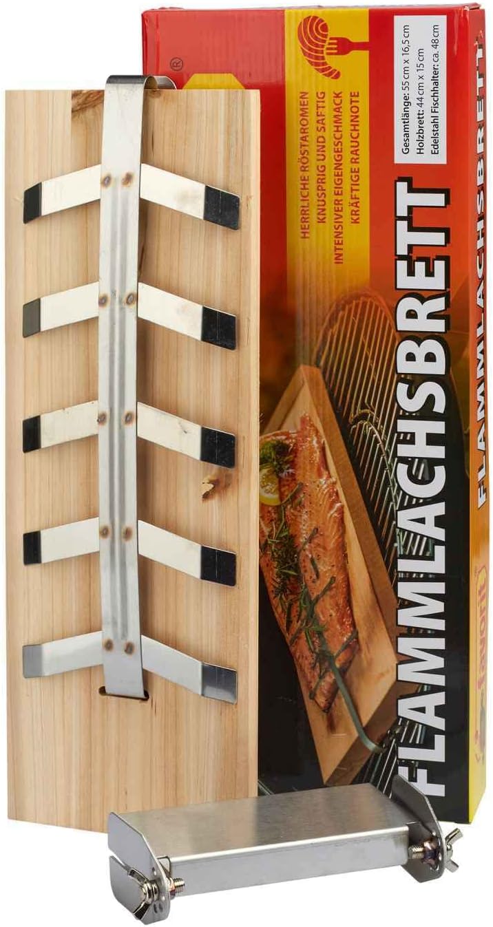 Favorit Flammlachsbrett 55 x 16,5 cm Grillbedarf
