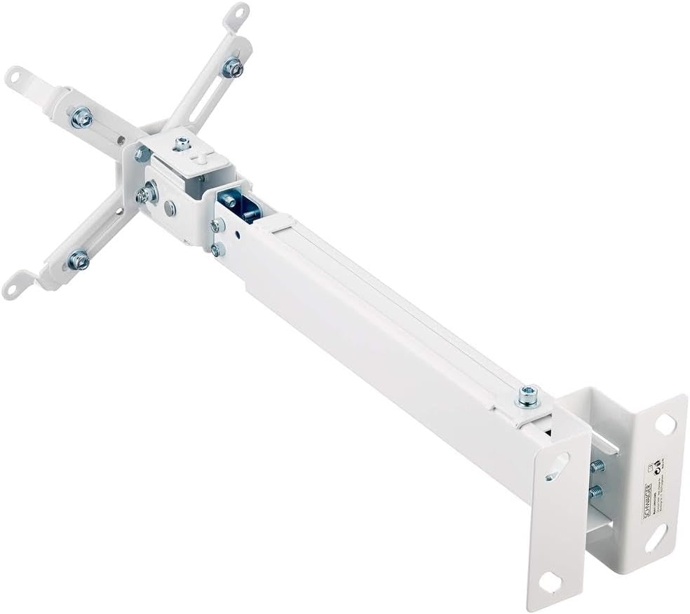 Schwaiger LWH310WD Beamer-Wand-/Deckenhalterung (430 cm, 650 cm, 35 cm, 56 cm, -8-8°, -15-15°) weiss