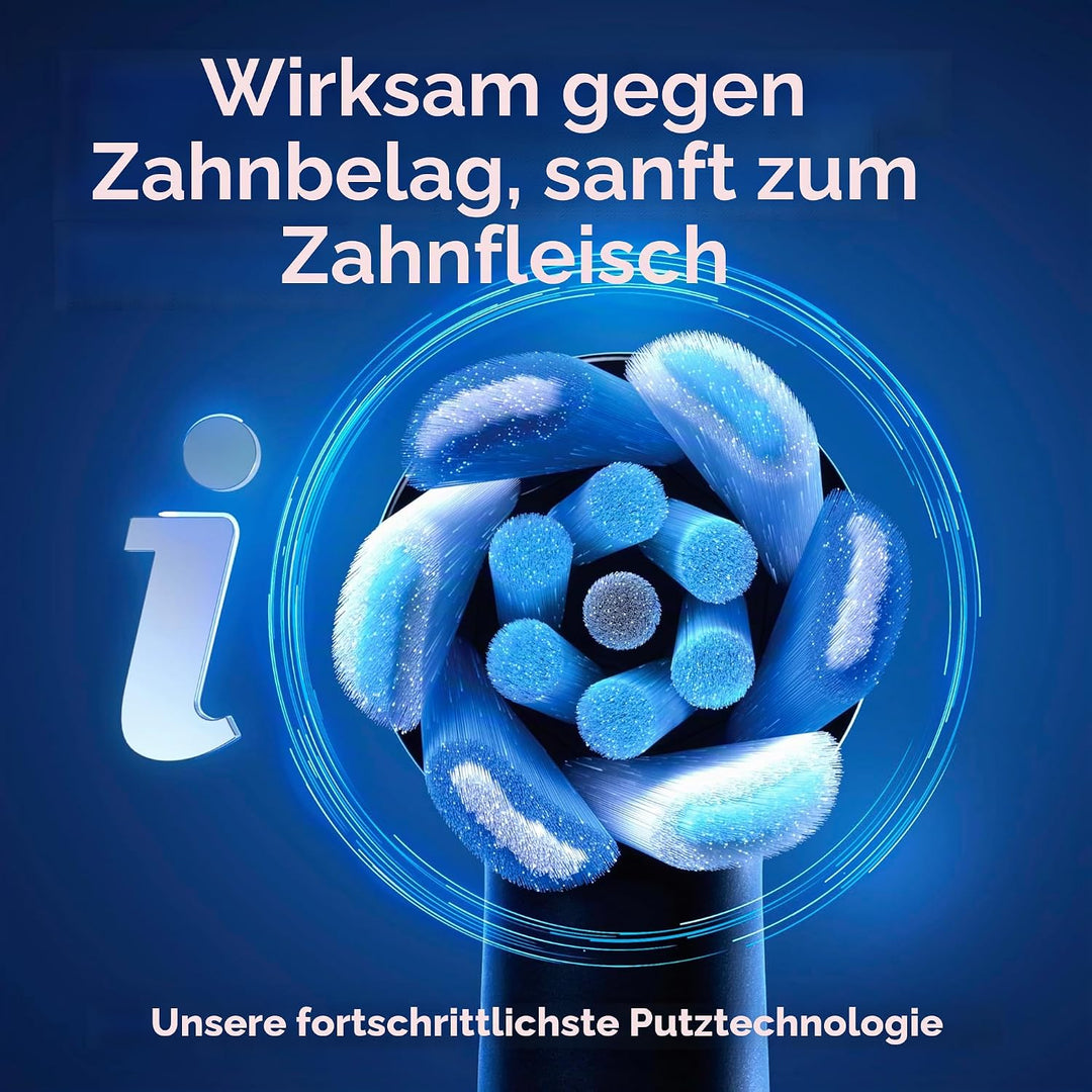 Oral-B iO 6N Elektrische Zahnbürste, Weiss, Reiseetui