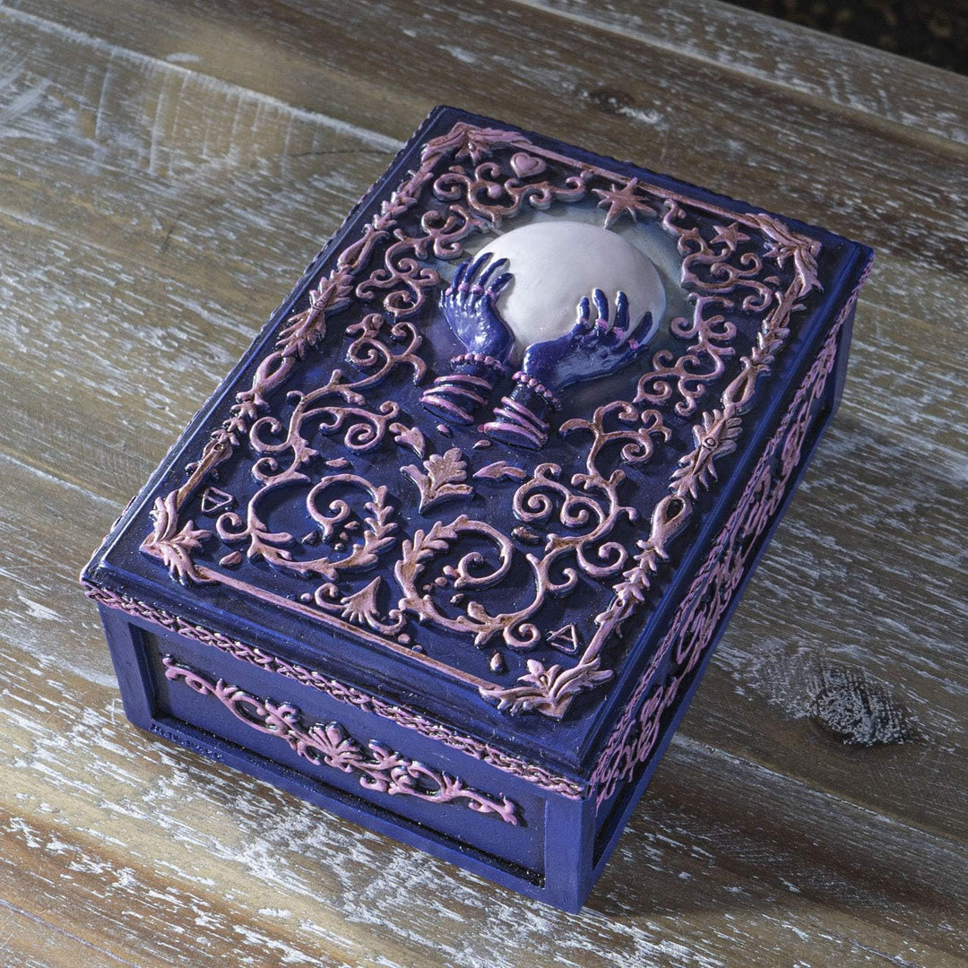 Pacific Giftware Kristallkugel-Design, skulpturale Tarot-Box, Schmuck, Andenken, Fengshui, Glücksbri