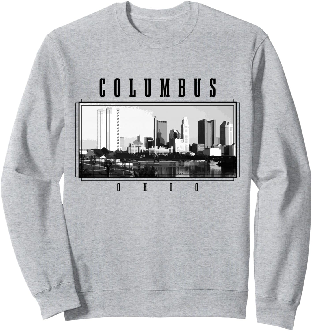 Columbus Vintage Skyline Ohio USA Amerika Souvenir Sweatshirt