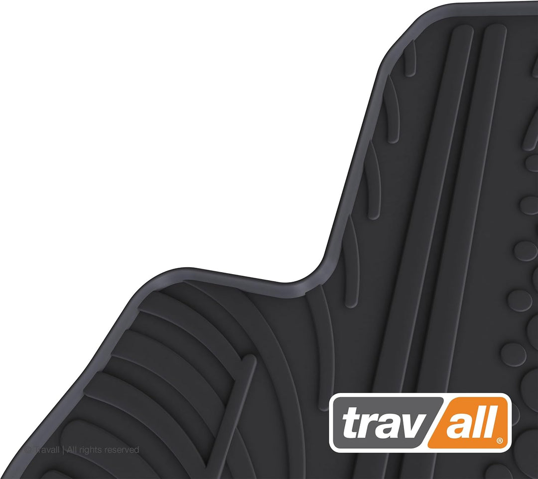 Travall Mats Gummifussmatten Kompatibel Mit FIAT Doblo Van (Ab 2010) Opel Combo (2011-2017) TRM1064
