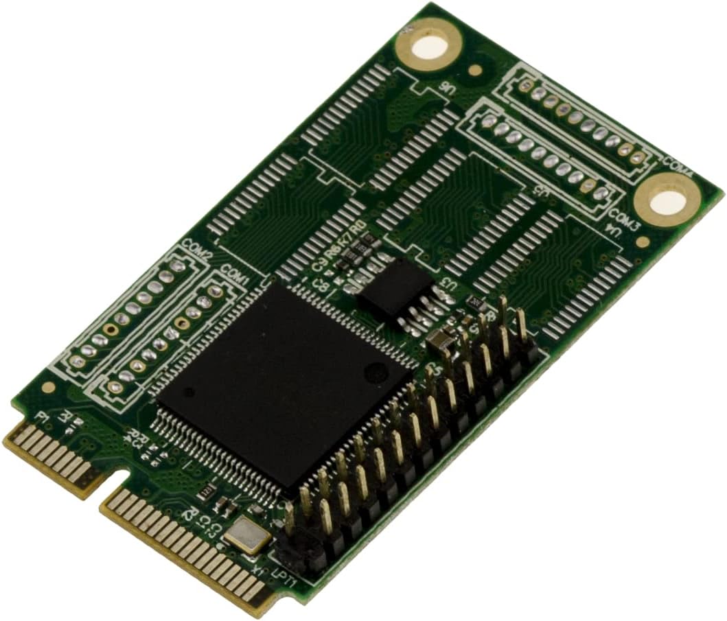 KALEA-INFORMATIQUE Mini PCIe Karte 1 paralleler Port LPT DB25 SPP ECP Format mPCIe Full Size mit Chi