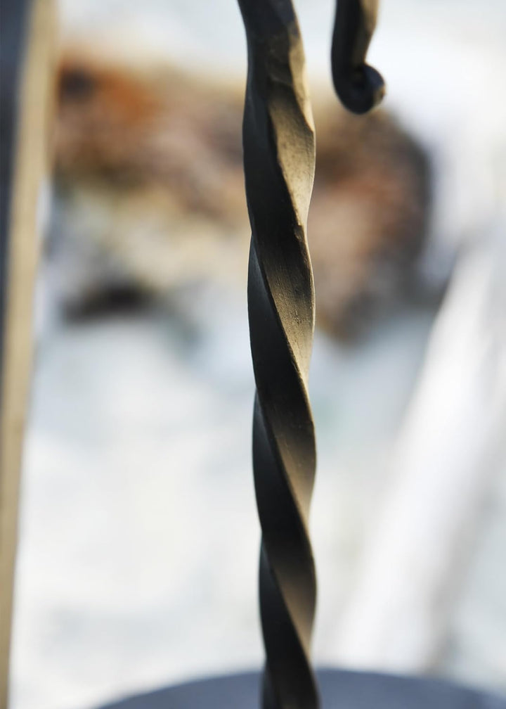 Battle-Merchant Hänge-Pfanne für Dreibein aus Stahl - Bratpfanne - Grill - Schwenkgrill