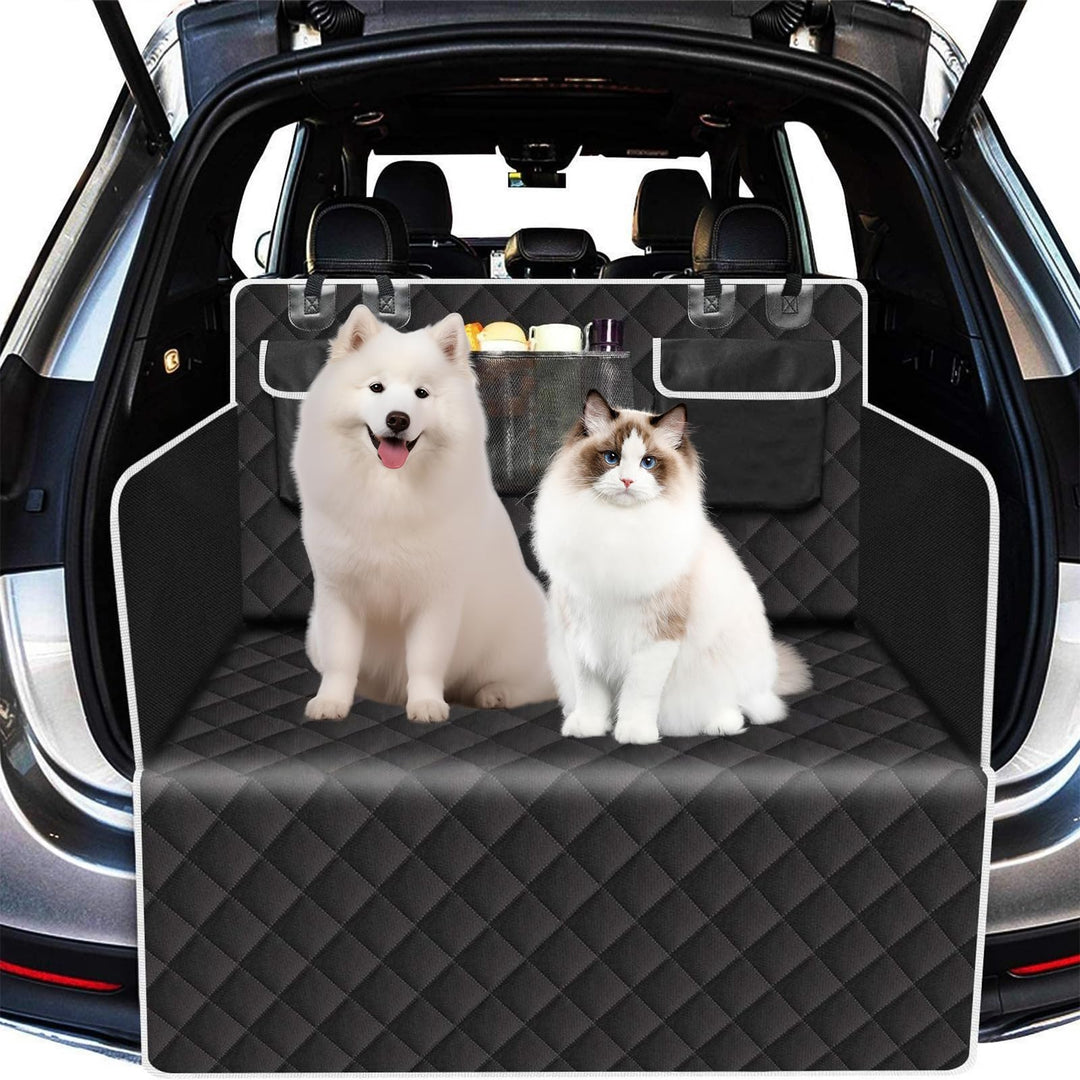 Kofferraumschutz Hund Gesteppt aus 600D Oxford-Gewebe: 180 x103x33cm Kofferraumschutz Hund mit Seite