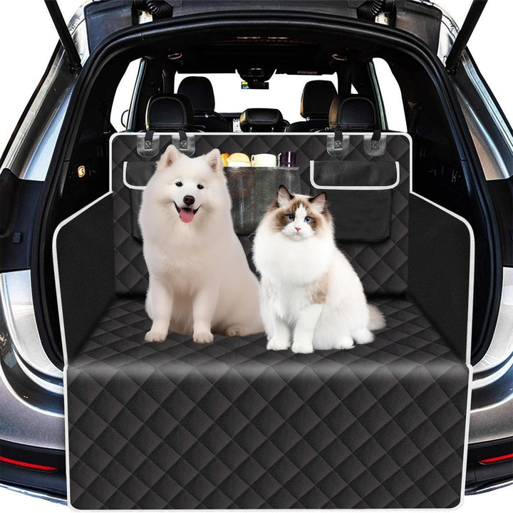 Kofferraumschutz Hund Gesteppt aus 600D Oxford-Gewebe: 180 x103x33cm Kofferraumschutz Hund mit Seite