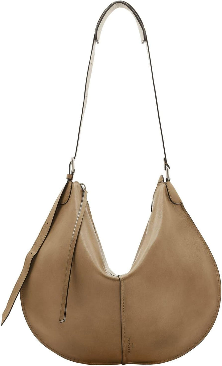 Liebeskind Damen Naomi Natural Sheep Hobo L Praline, Praline