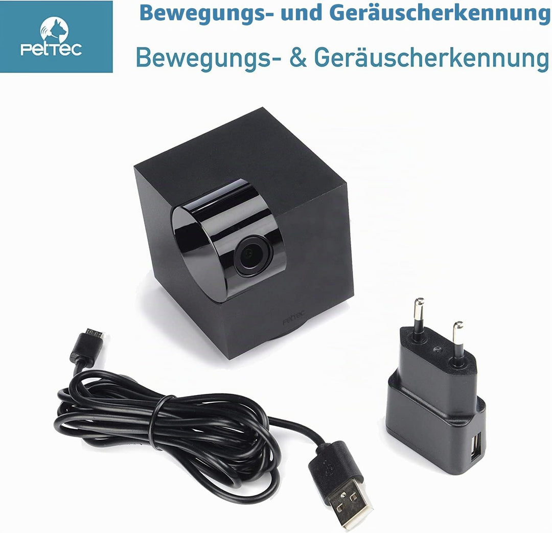 PetTec Cam 360° 2er Set, Hundekamera mit App, WLAN, Sprachfunktion &amp; Nachtsicht für Zuhause - Hausti