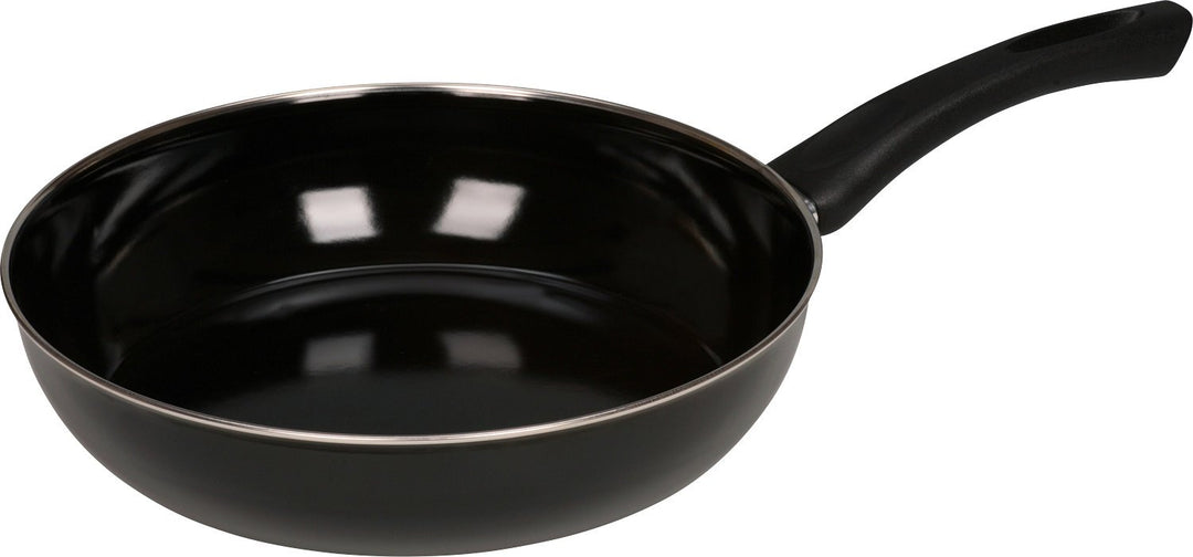 Riess, 0042-022, Gourmetpfanne 24, CLASSIC - SCHWARZEMAILLE, Durchmesser 24 cm, Höhe 5.6 cm, Inhalt