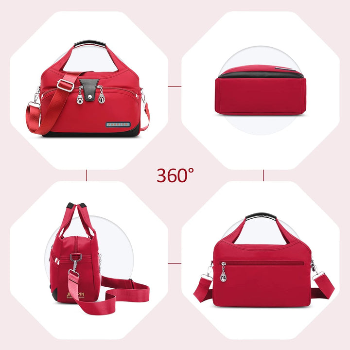 DORRISO Damen Umhängetasche Handtasche Mode Schultertasche Casual Umhängetaschen Reise Arbeit Lässig