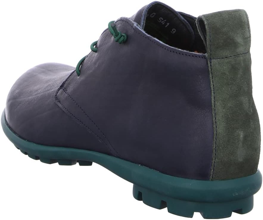 Think! Herren Kong_3-000144 Nachhaltige, Leder Gefütterte Stiefelette 41.5 EU 8010 Navy Kombi, 41.5