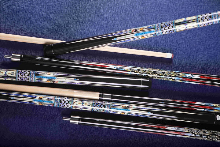 58 Inch13mm 19oz/20oz Maple Billiard Stick Pool Cue Set, Canadian Maple Professional Billiard Pool C