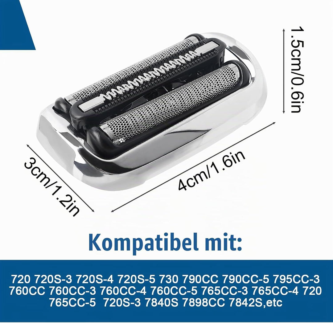3 Stück Series 7 Scherkopf 73S Ersatzrasierkopf Kompatibel mit Series 7 Männer Rasierer Scherkopf Ra