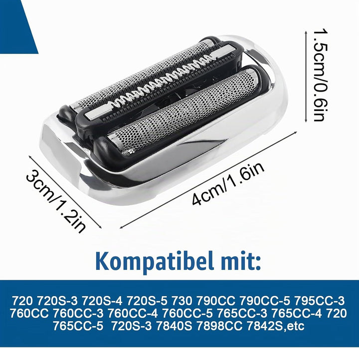 3 Stück Series 7 Scherkopf 73S Ersatzrasierkopf Kompatibel mit Series 7 Männer Rasierer Scherkopf Ra