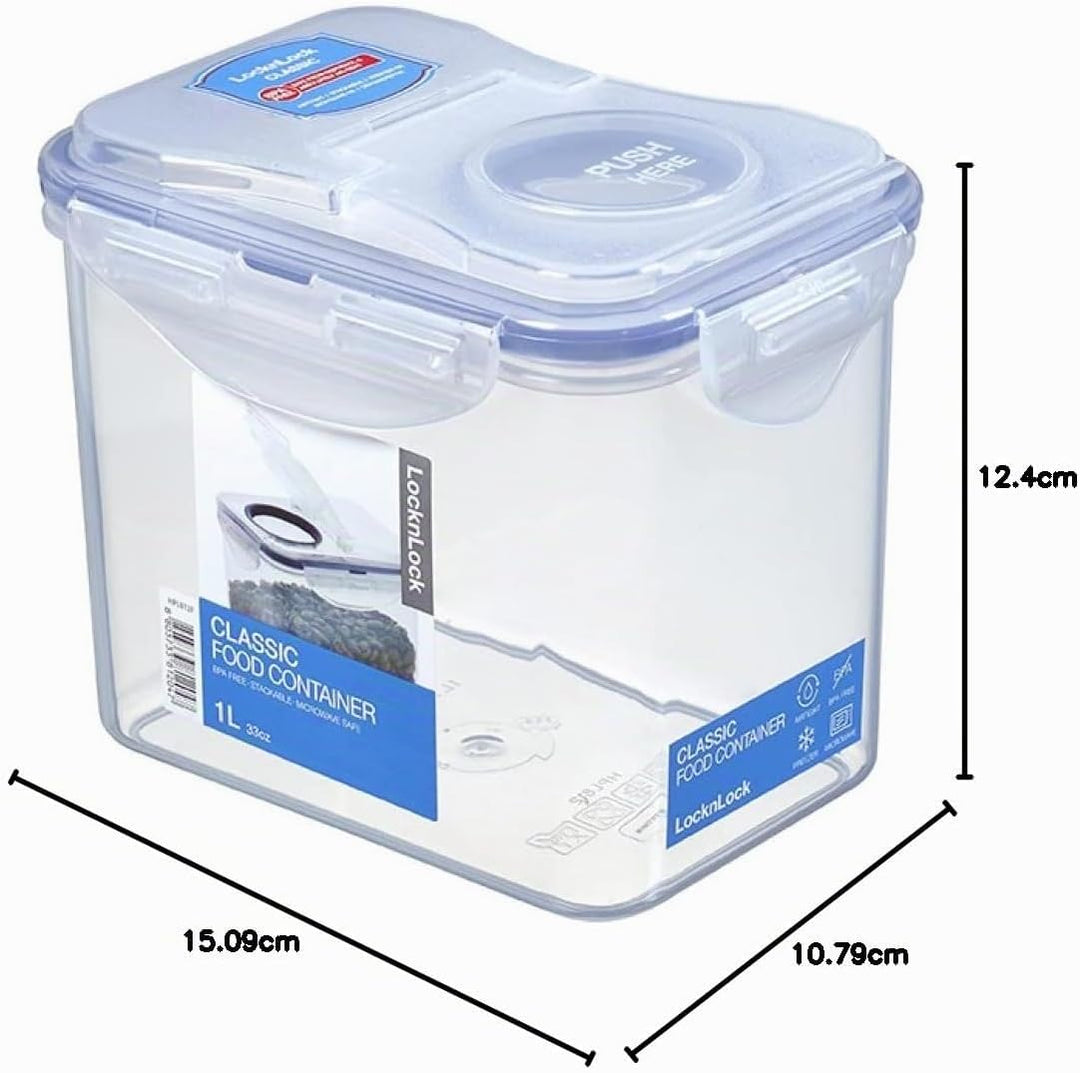 Lock &amp; Lock Frischhaltedosen Set 6-teilig HPL 812F je 1,0 Liter
