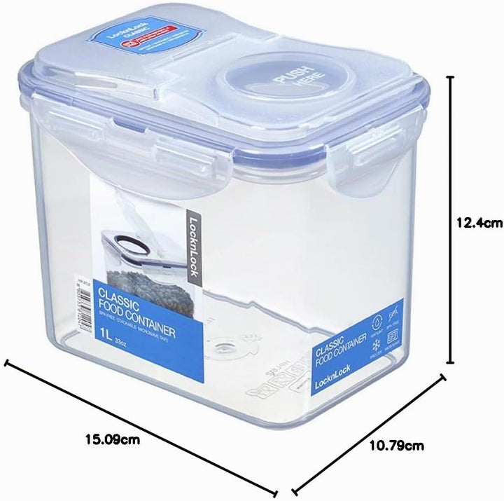 Lock &amp; Lock Frischhaltedosen Set 6-teilig HPL 812F je 1,0 Liter