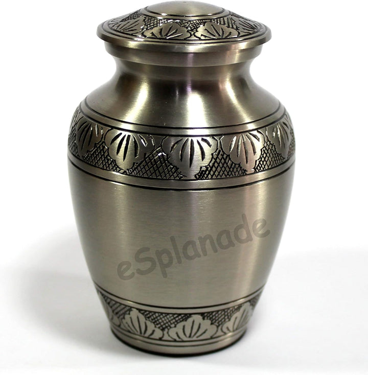 eSplanade Metall-Urnen-Gedenkglas-Behälter (Zinn), Zinn