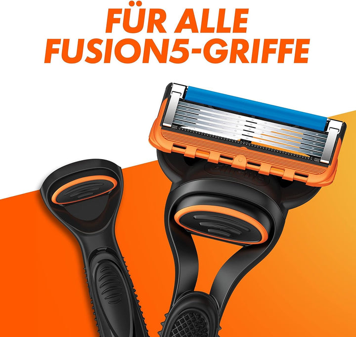 Gillette Fusion 5 Rasierklingen, 8 Ersatzklingen für Nassrasierer Herren mit 5-fach Klinge