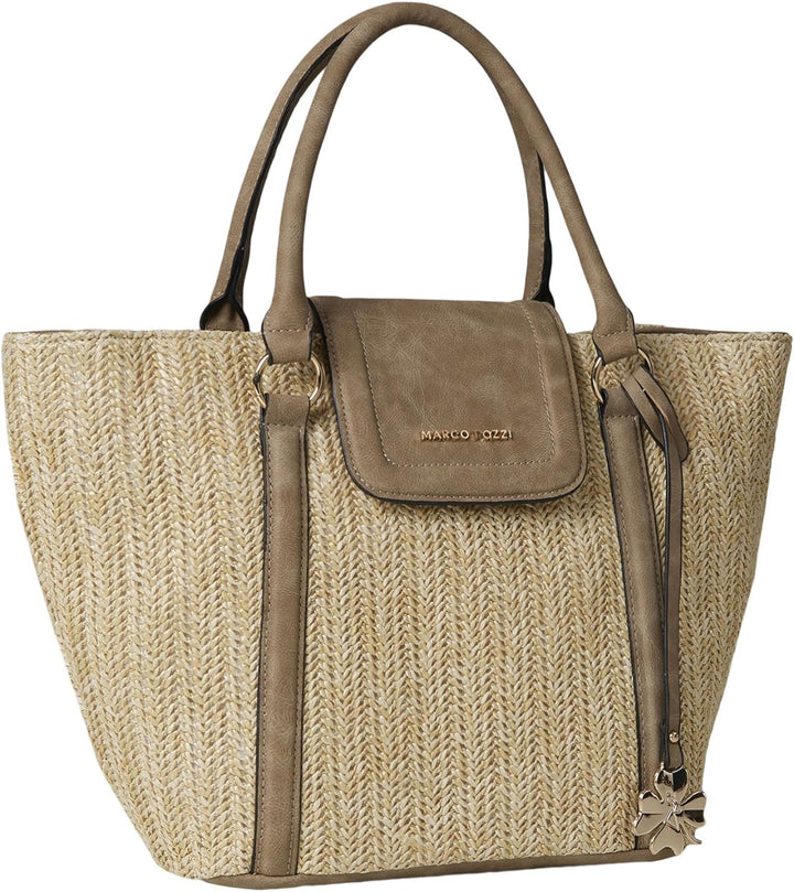 MARCO TOZZI Damen 2-2-81010-28 Handtasche Taupe Comb, Taupe Comb