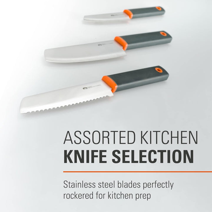 GSI 90105 Outdoors Santoku Knife Messerset, Unisex, Erwachsene, mehrfarbig,