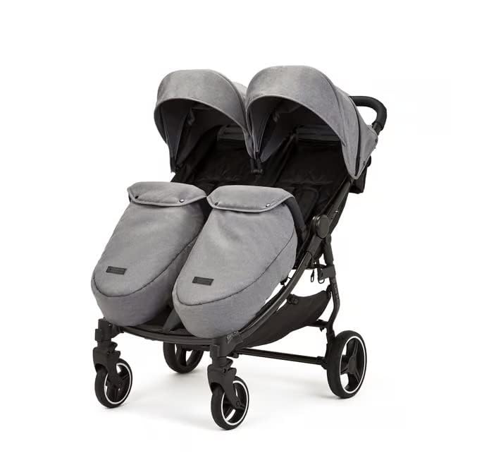 Ickle Bubba Venus Prime Doppel-Kinderwagen (Raumfahrt Grau)