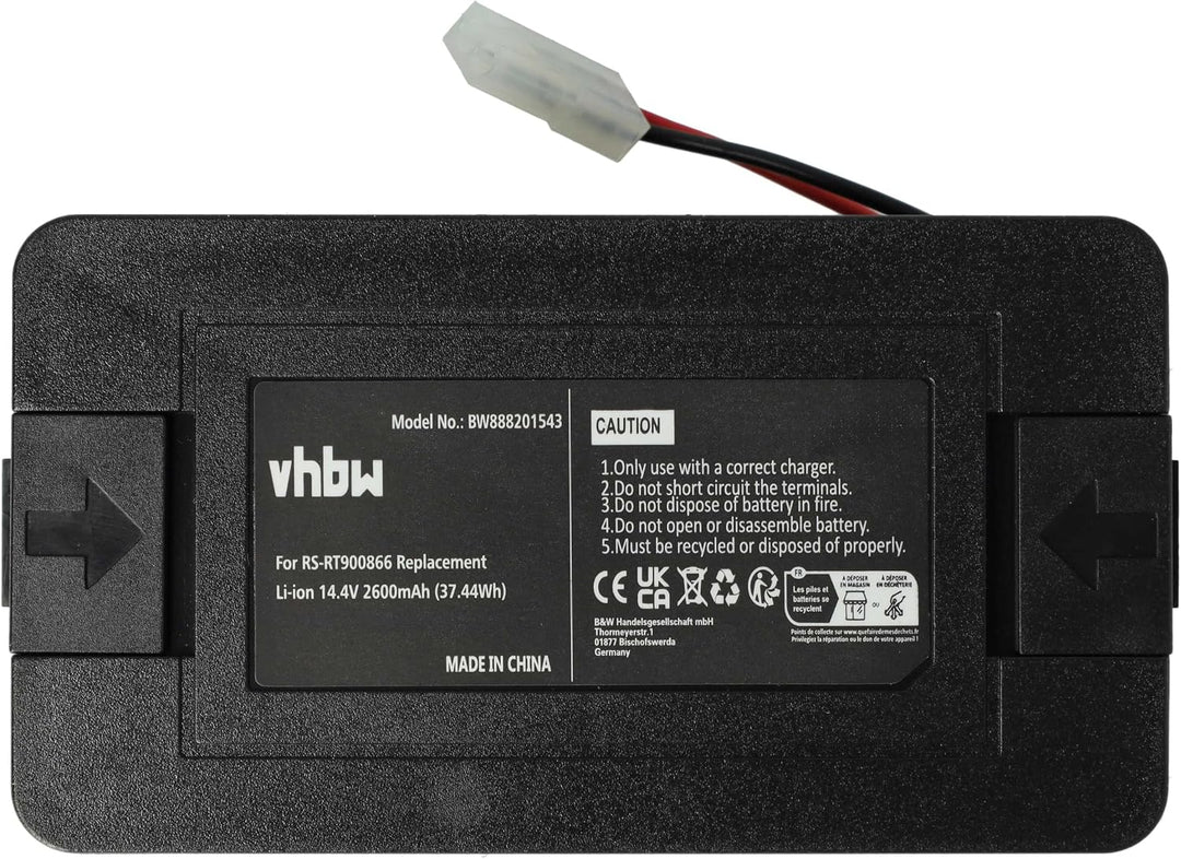 vhbw Akku kompatibel mit Rowenta X-plorer Serie 20 Aqua RR6875, RR6875WH Home Cleaner Heimroboter Sc