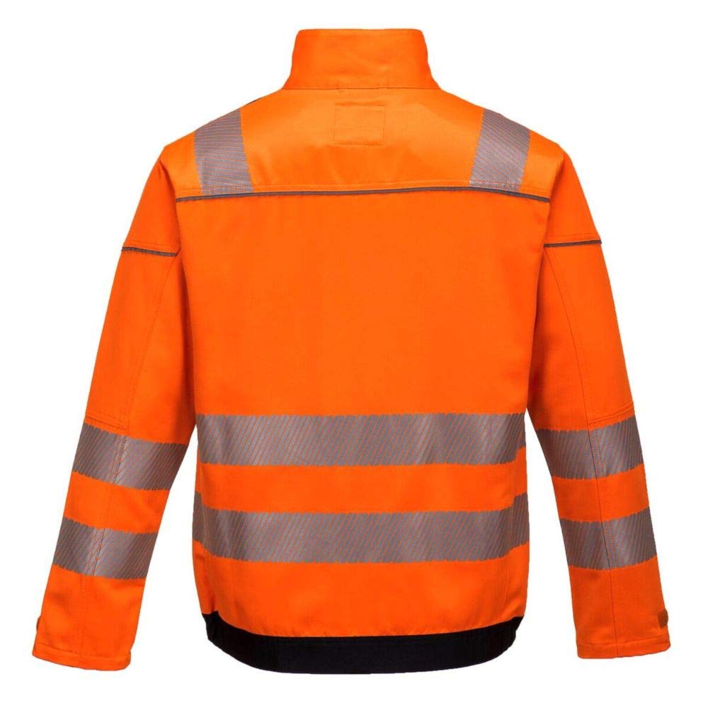 Portwest PW3 Warnschutzjacke, Grösse: XL, Farbe: Orange/Schwarz, T500OBRXL