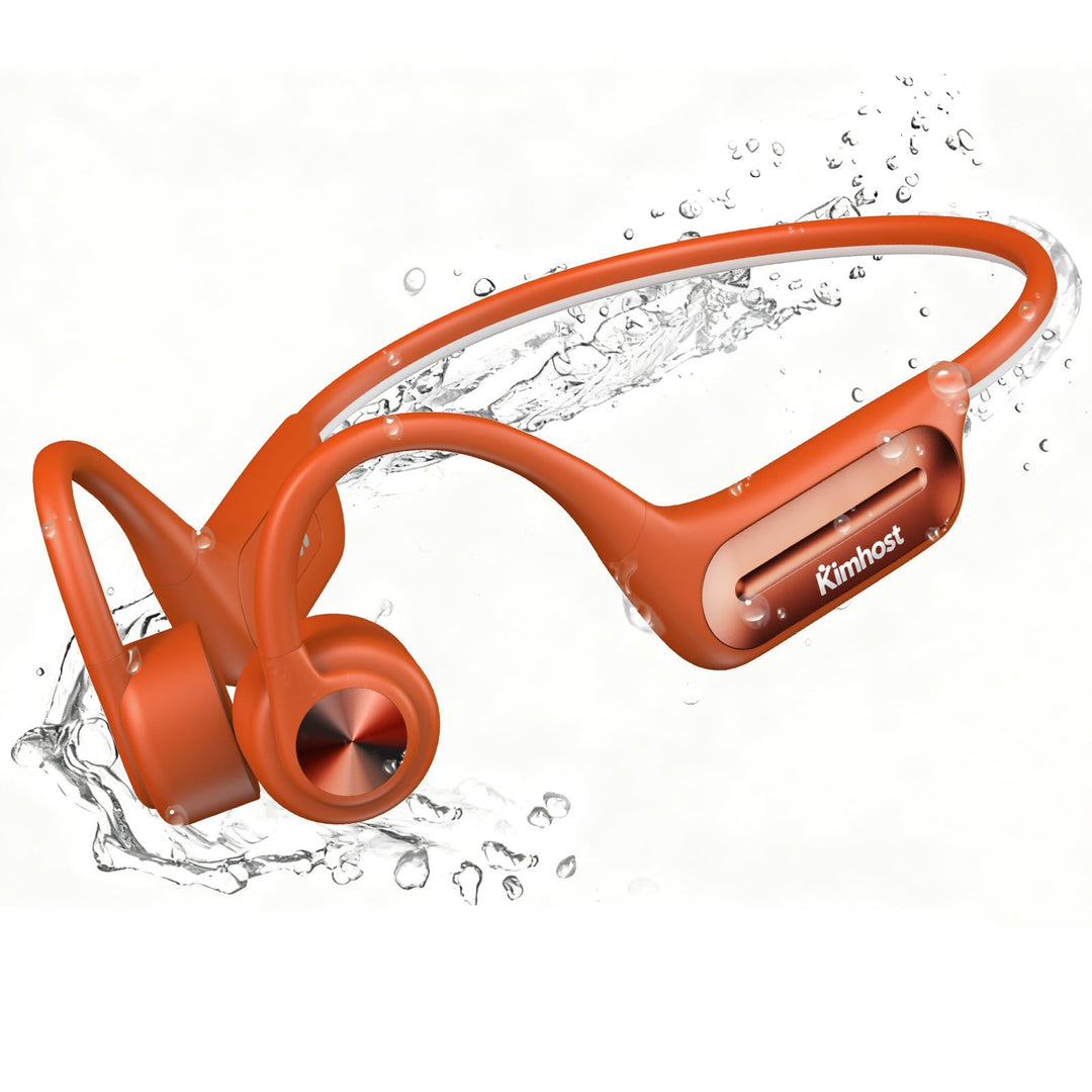 Knochenschall Kopfhörer Schwimmen – IP68 Wasserdicht, Bluetooth 5.4 Sport Kopfhörer mit 32GB MP3-Pla