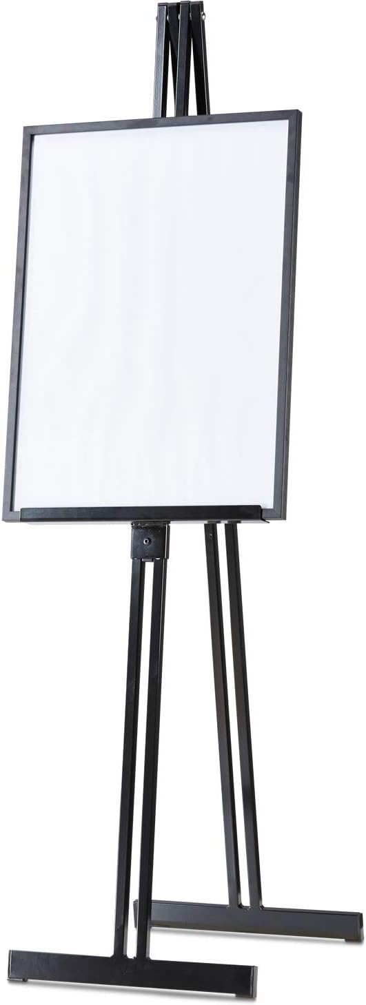 ASP Duplex Staffelei aus Stahlrohr, ca. 175 cm, inklusive einem Auflagewinkel, in 4 Farben (Schwarz