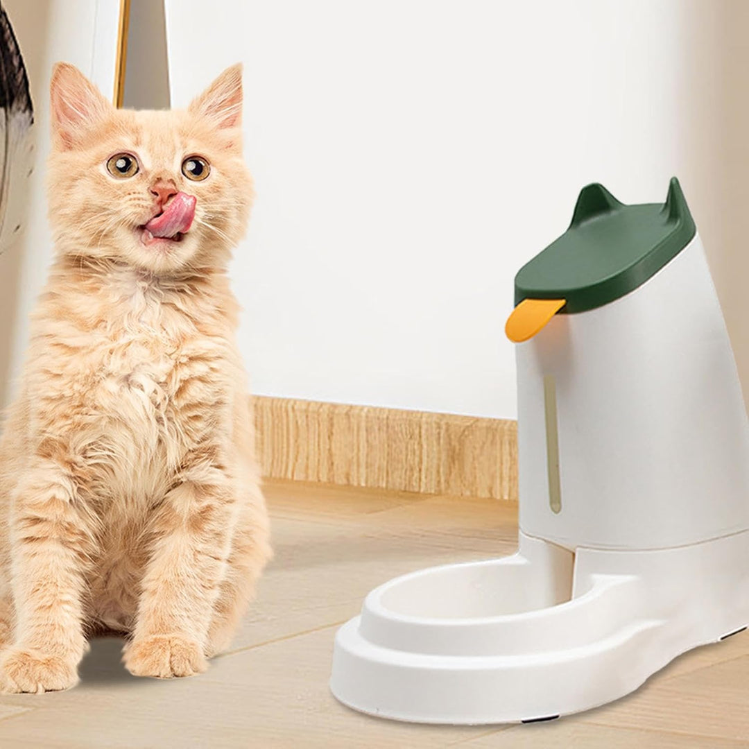 Automatischer Katzenfutterspender | Automatischer Wasser-Schwerkraftspender, automatischer Schwerkra