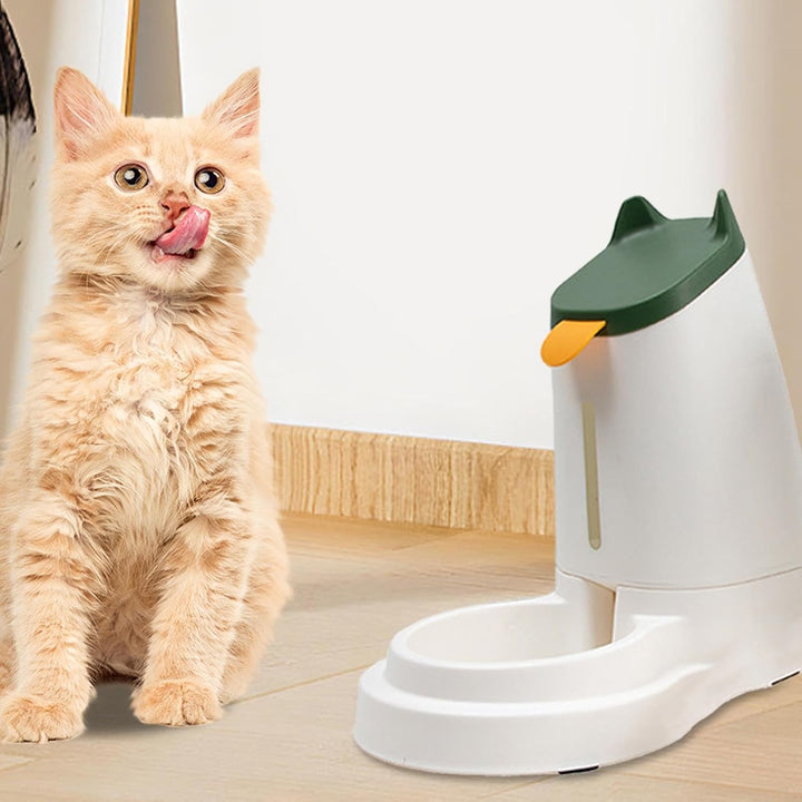 Automatischer Katzenfutterspender | Automatischer Wasser-Schwerkraftspender, automatischer Schwerkra